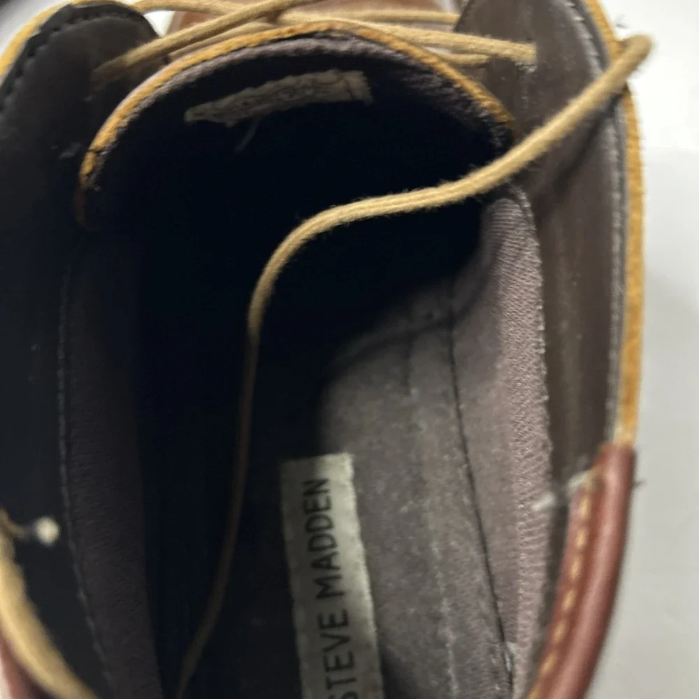 Steve Madden Harken Chukka Boot - Men's Size 8  Cognac Brown